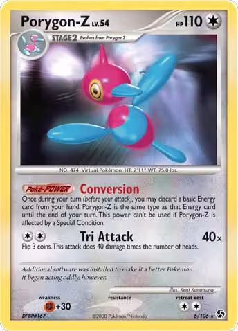 Porygon-Z - 6/106 (006/106), Deck Exclusives — Pokémon card price