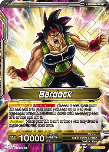 Bardock // Uncontrollable Bardock (BT4-071), Colossal Warfare — DB Super card price