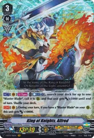 King of Knights, Alfred (V-BT01/001EN), V-BT01: Unite! Team Q4 — Vanguard card price