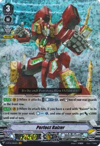 Perfect Raizer (V-BT01/004EN), V-BT01: Unite! Team Q4 — Vanguard card price