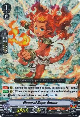 Flame of Hope, Aermo (V-BT01/011EN), V-BT01: Unite! Team Q4 — Vanguard card price