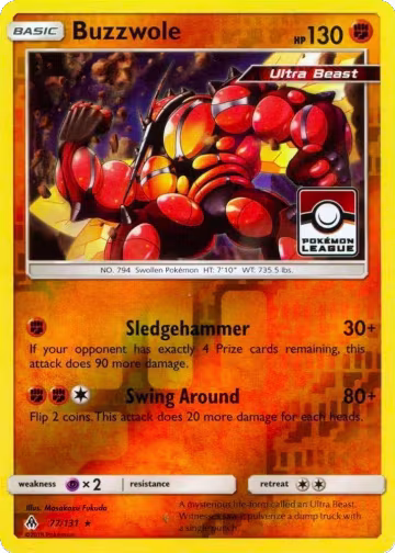 Buzzwole - 77/131 (Pokemon League) (077/131), League & Championship Cards — Pokémon card price