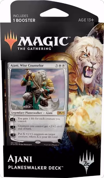 Core Set 2019 - Planeswalker Deck [Ajani], Core Set 2019 — Magic sealed product price