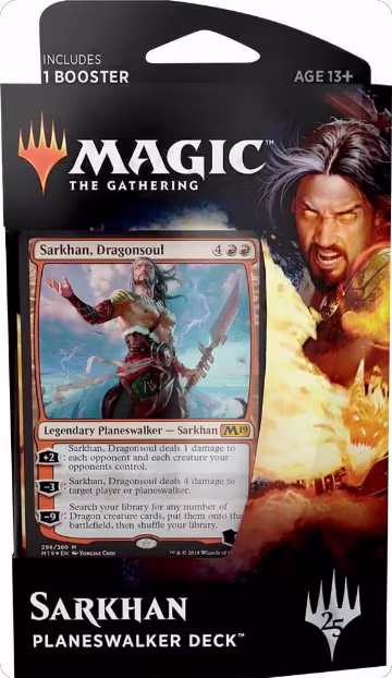 Core Set 2019 - Planeswalker Deck [Sarkhan], Core Set 2019 — Magic sealed product price