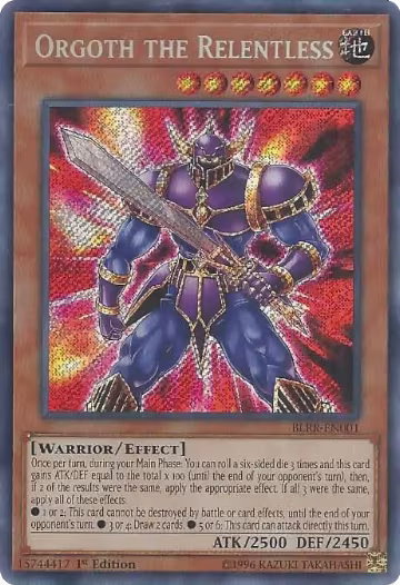 Orgoth the Relentless (BLRR-EN001), Battles of Legend: Relentless Revenge — Yu-Gi-Oh! card price