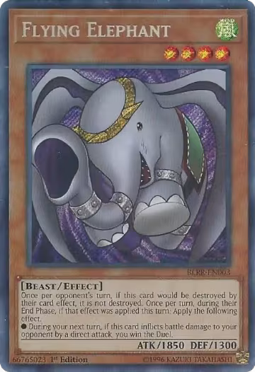 Flying Elephant (BLRR-EN003), Battles of Legend: Relentless Revenge — Yu-Gi-Oh! card price