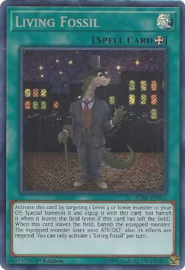 Living Fossil (BLRR-EN015), Battles of Legend: Relentless Revenge — Yu-Gi-Oh! card price