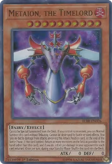 Metaion, the Timelord (BLRR-EN026), Battles of Legend: Relentless Revenge — Yu-Gi-Oh! card price