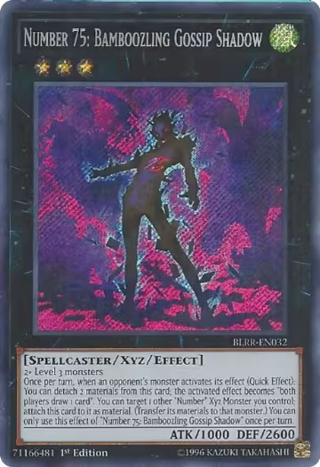 Number 75: Bamboozling Gossip Shadow (BLRR-EN032), Battles of Legend: Relentless Revenge — Yu-Gi-Oh! card price