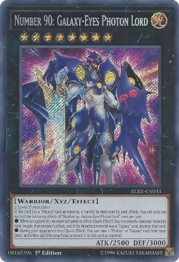 Number 90: Galaxy-Eyes Photon Lord (BLRR-EN033), Battles of Legend: Relentless Revenge — Yu-Gi-Oh! card price