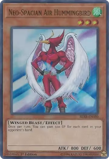 Neo-Spacian Air Hummingbird (BLRR-EN050), Battles of Legend: Relentless Revenge — Yu-Gi-Oh! card price