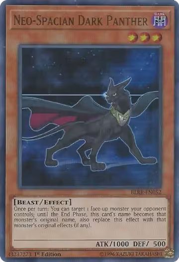 Neo-Spacian Dark Panther (BLRR-EN052), Battles of Legend: Relentless Revenge — Yu-Gi-Oh! card price