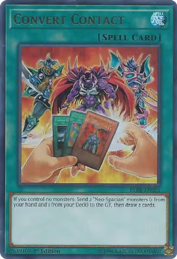 Convert Contact (BLRR-EN055), Battles of Legend: Relentless Revenge — Yu-Gi-Oh! card price