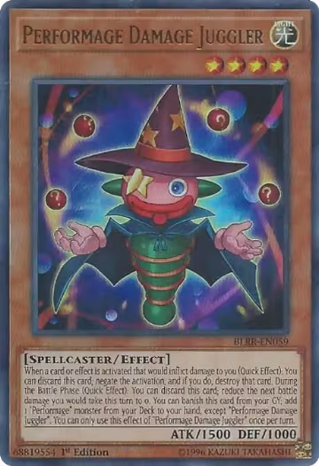Performage Damage Juggler (BLRR-EN059), Battles of Legend: Relentless Revenge — Yu-Gi-Oh! card price
