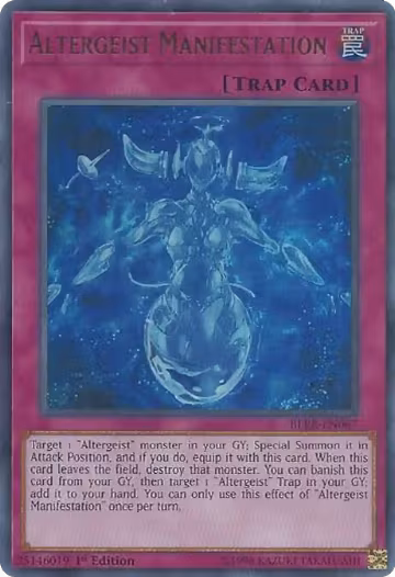 Altergeist Manifestation (BLRR-EN067), Battles of Legend: Relentless Revenge — Yu-Gi-Oh! card price