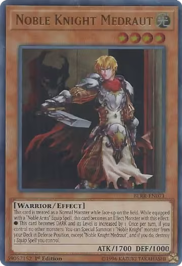 Noble Knight Medraut (BLRR-EN071), Battles of Legend: Relentless Revenge — Yu-Gi-Oh! card price