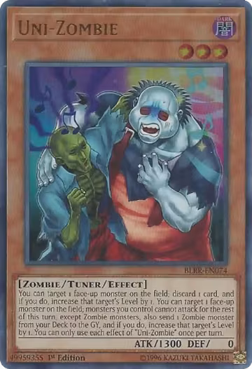 Uni-Zombie (BLRR-EN074), Battles of Legend: Relentless Revenge — Yu-Gi-Oh! card price