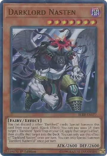 Darklord Nasten (BLRR-EN077), Battles of Legend: Relentless Revenge — Yu-Gi-Oh! card price