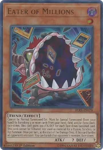 Eater of Millions (BLRR-EN078), Battles of Legend: Relentless Revenge — Yu-Gi-Oh! card price