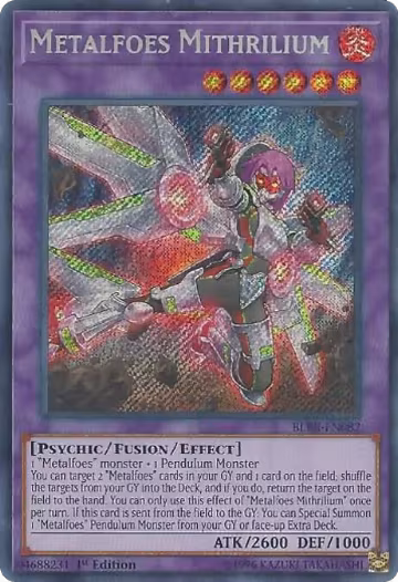 Metalfoes Mithrilium (BLRR-EN082), Battles of Legend: Relentless Revenge — Yu-Gi-Oh! card price