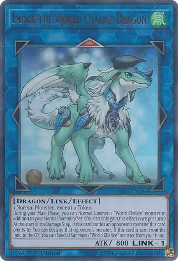 Imduk the World Chalice Dragon (BLRR-EN086), Battles of Legend: Relentless Revenge — Yu-Gi-Oh! card price