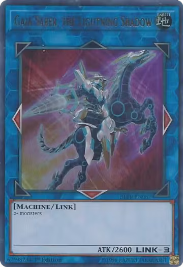 Gaia Saber, the Lightning Shadow (BLRR-EN087), Battles of Legend: Relentless Revenge — Yu-Gi-Oh! card price