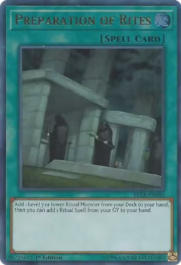 Preparation of Rites (BLRR-EN088), Battles of Legend: Relentless Revenge — Yu-Gi-Oh! card price