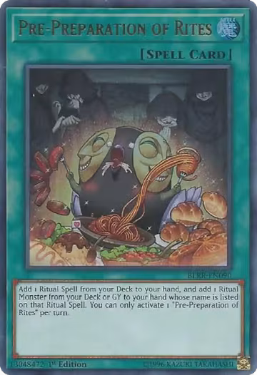 Pre-Preparation of Rites (BLRR-EN090), Battles of Legend: Relentless Revenge — Yu-Gi-Oh! card price