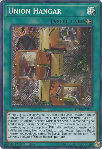 Union Hangar (BLRR-EN092), Battles of Legend: Relentless Revenge — Yu-Gi-Oh! card price
