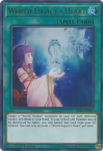 World Legacy's Heart (BLRR-EN099), Battles of Legend: Relentless Revenge — Yu-Gi-Oh! card price