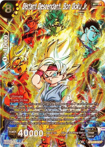 Distant Descendant, Son Goku Jr. (BT4-123), Colossal Warfare — DB Super card price