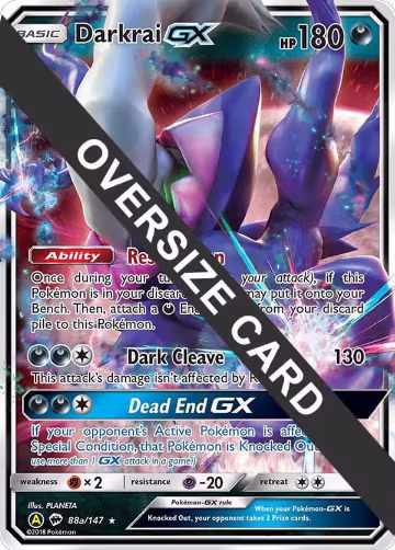 Darkrai GX - 88a/147 (088a/147), Jumbo Cards — Pokémon card price
