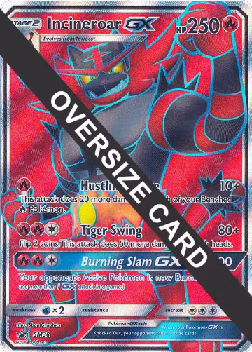 Incineroar GX - SM38 (SM Black Star Promo) (SM38), Jumbo Cards — Pokémon card price