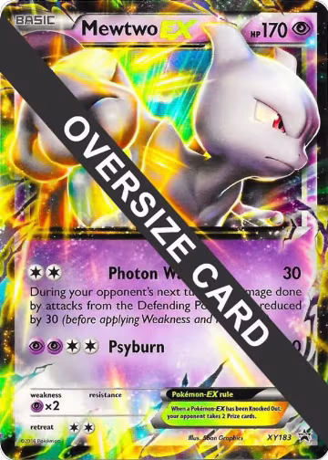 Mewtwo EX - XY183 (XY183), Jumbo Cards — Pokémon card price
