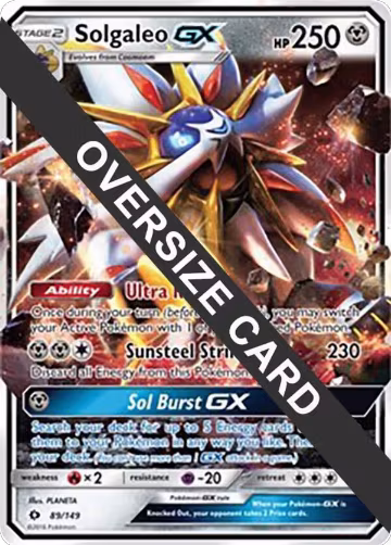 Solgaleo GX - 89/149 (089/149), Jumbo Cards — Pokémon card price