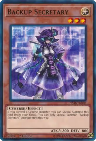Backup Secretary (YS18-EN008), Starter Deck: Codebreaker — Yu-Gi-Oh! card price