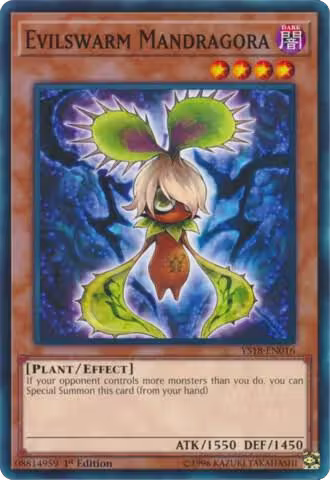 Evilswarm Mandragora (YS18-EN016), Starter Deck: Codebreaker — Yu-Gi-Oh! card price