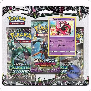 Celestial Storm 3 Pack Booster Blister [Tapu Lele], SM - Celestial Storm — Pokémon sealed product price