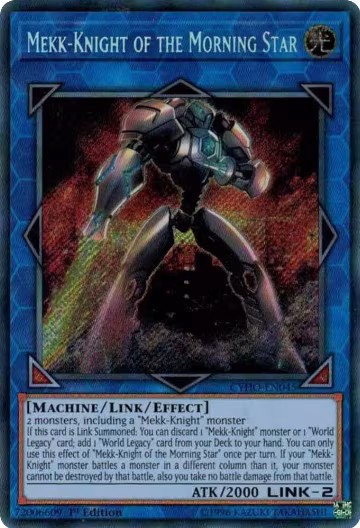 Mekk-Knight of the Morning Star (CYHO-EN045), Cybernetic Horizon — Yu-Gi-Oh! card price
