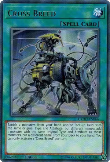 Cross Breed (CYHO-EN066), Cybernetic Horizon — Yu-Gi-Oh! card price