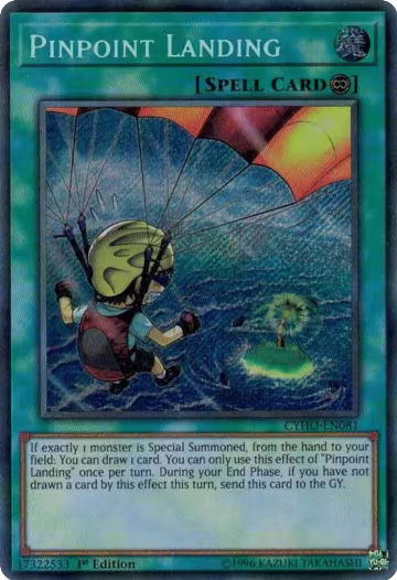 Pinpoint Landing (CYHO-EN081), Cybernetic Horizon — Yu-Gi-Oh! card price