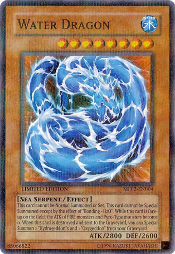 Water Dragon (MF02-EN004), Mattel Action Figure Promos: Series 2 — Yu-Gi-Oh! card price