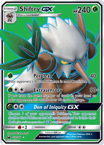 Shiftry GX (Full Art) (152/168), SM - Celestial Storm — Pokémon card price