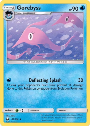 Gorebyss (43/168), SM - Celestial Storm — Pokémon card price