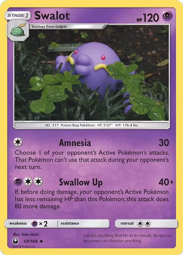 Swalot (58/168), SM - Celestial Storm — Pokémon card price