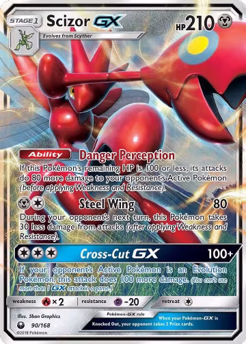 Scizor GX (90/168), SM - Celestial Storm — Pokémon card price