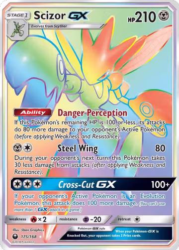 Scizor GX (Secret) (175/168) — card price