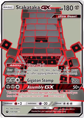 Stakataka GX (Full Art) (159/168), SM - Celestial Storm — Pokémon card price