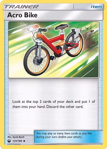 Acro Bike (123/168), SM - Celestial Storm — Pokémon card price