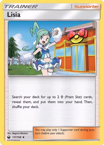 Lisia (137/168), SM - Celestial Storm — Pokémon card price